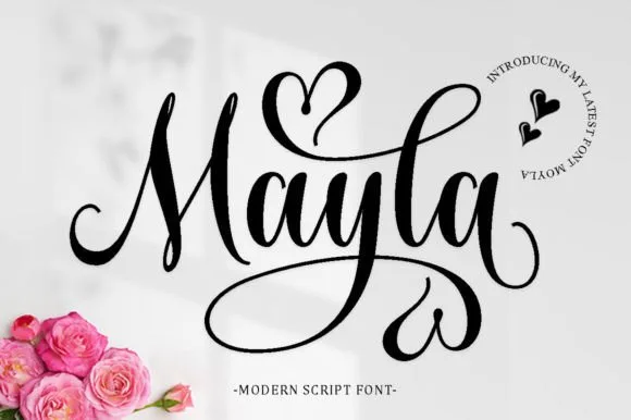 Mayla Font Poster 1