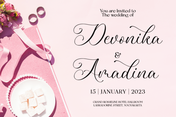 Mayliana Font Poster 2