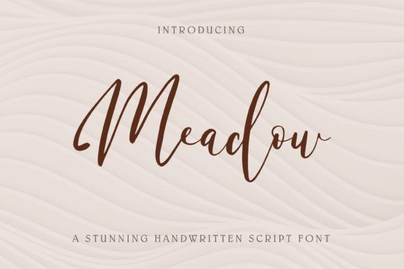 Meadow Font Poster 1