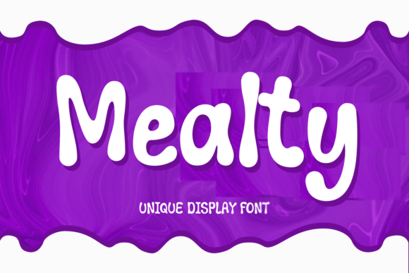 Mealty Font Mealty Font Poster 1