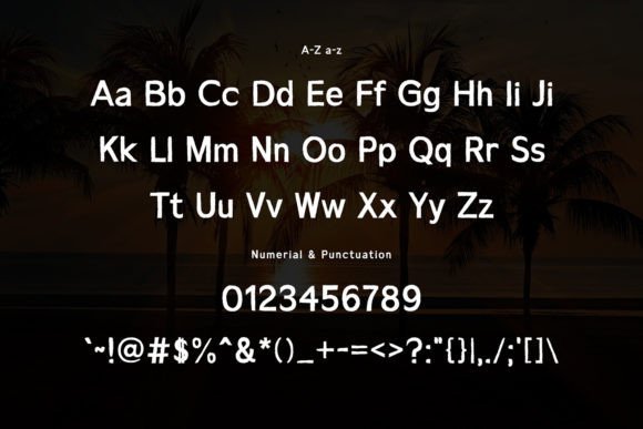 Meer Font Poster 8