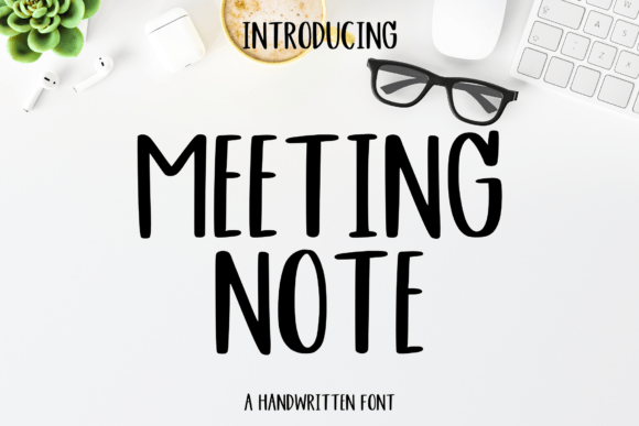 Meetingnote Font Poster 1