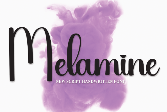 Melamine Font Poster 1