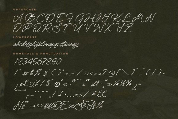Melankoly Asteria Font Poster 13