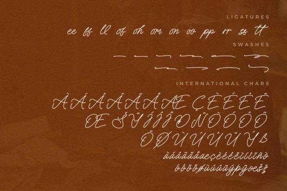 Melankoly Asteria Font Poster 14