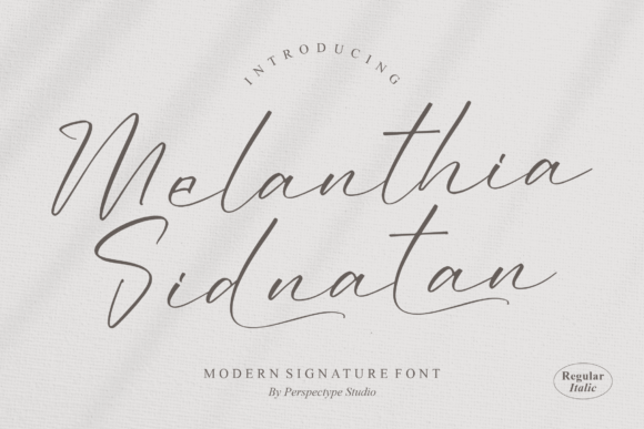 Melanthia Sidnatan Font