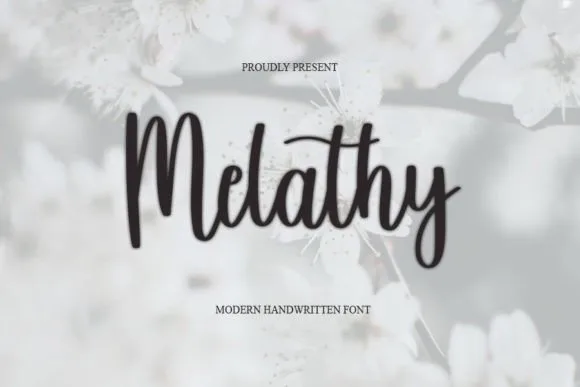 Melathy Font Melathy Font Poster 1