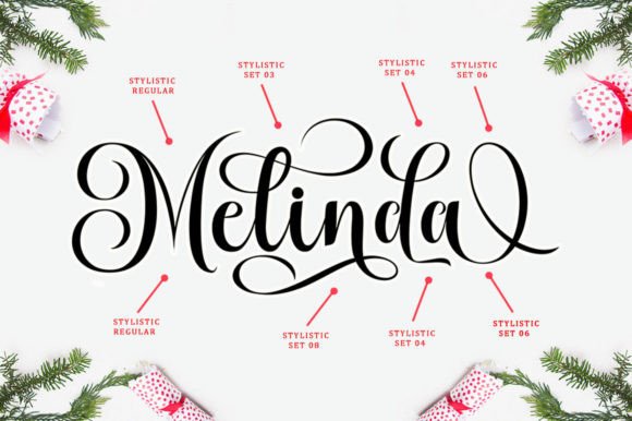 Melinda Bladegia Font Poster 3