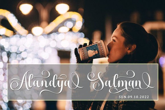 Melinda Bladegia Font Poster 7