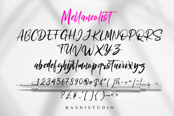 Mellancolist Font Poster 5