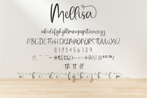 Mellisa Font Poster 5