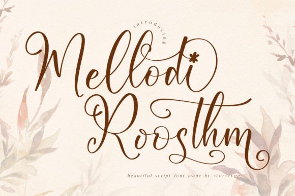 Mellodi Roosthm Font Poster 1