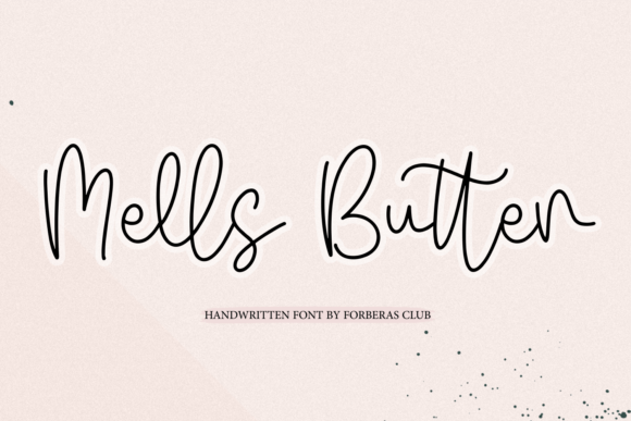 Mells Butter Font Poster 1