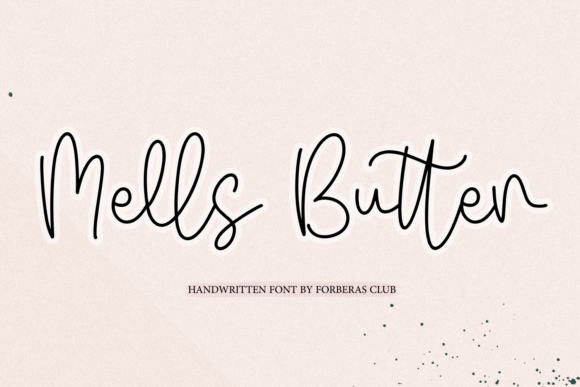 Mells Butter Font