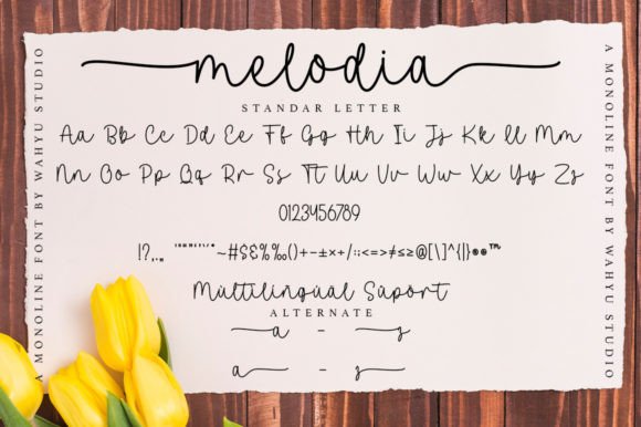 Melodia Font Poster 7