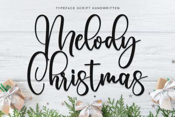 Melody Christmas Font Poster 1