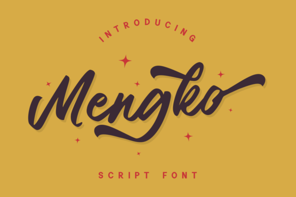 Mengko Font Poster 1