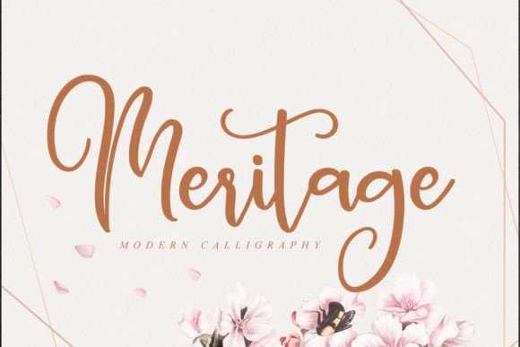 Meritage Font Poster 1