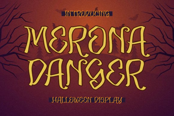 Merona Danger Font Poster 1