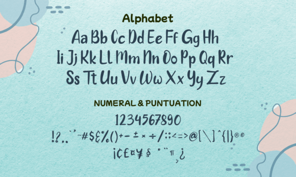 Merona Santai Font Poster 4