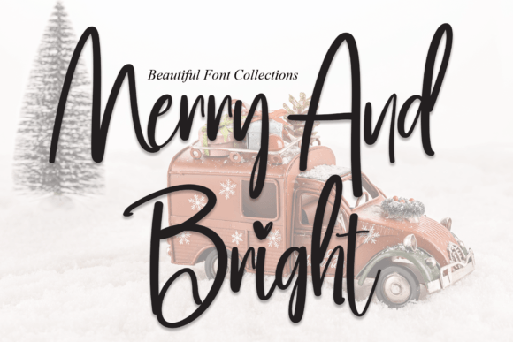 Merry and Bright Font