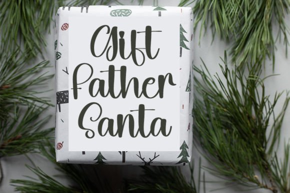 Merry Christmas Font Poster 2