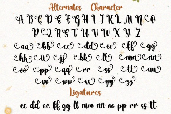 Merry Christmas Font Poster 9