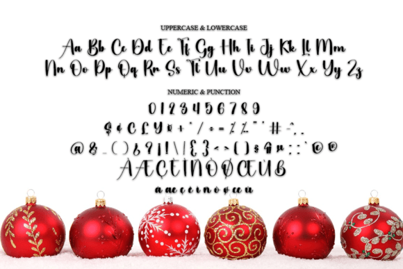 Merry Christmas Font Poster 7