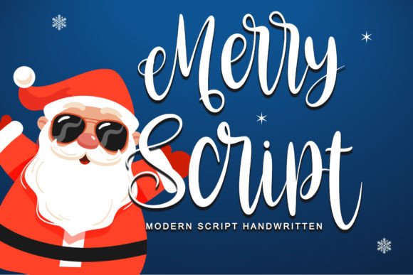 Merry Script Font Poster 1