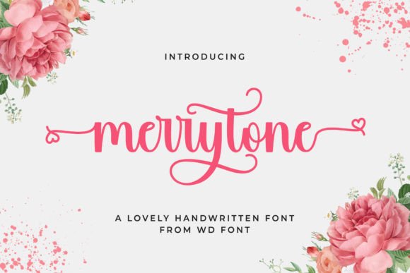 Merrytone Font Poster 1