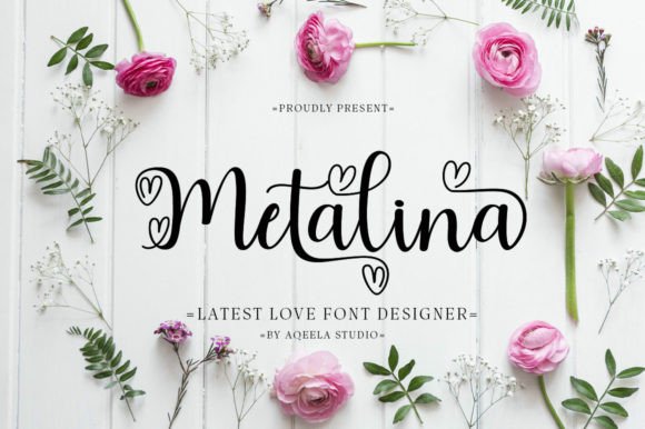 Metalina Font Poster 1