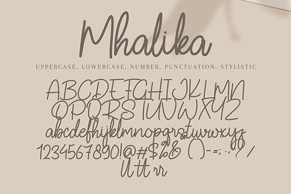 Mhalika Font Poster 8