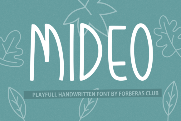Mideo Font Poster 1