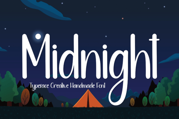 Midnight Font Poster 1