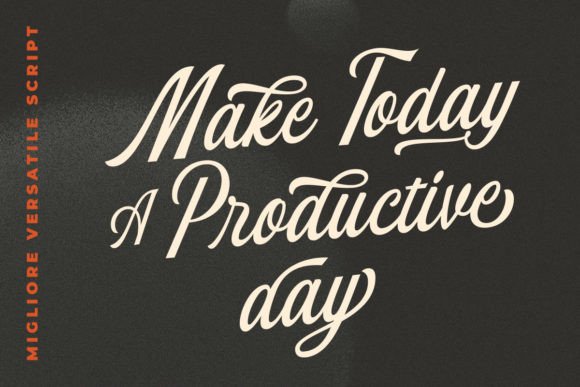 Migliore Font Poster 6