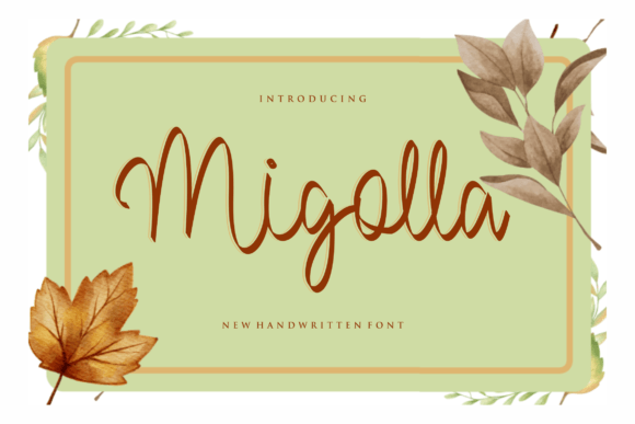 Migolla Font Poster 1