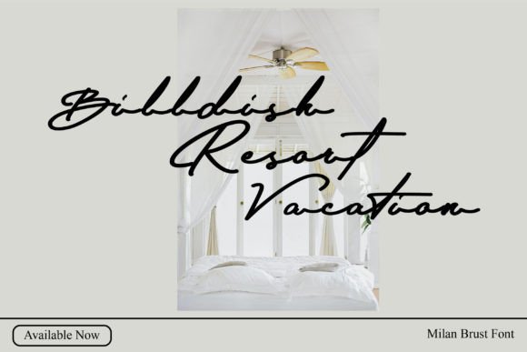 Milan Font Poster 3
