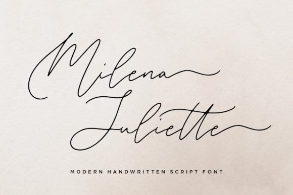 Milena Juliette Font Poster 1