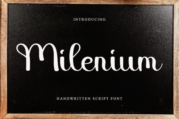 Milenium Font Poster 1