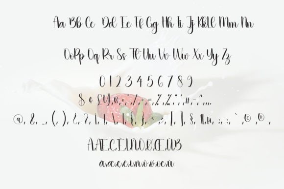 Milk Font Poster 5