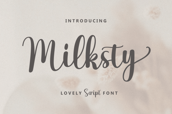 Milksty Font Poster 1