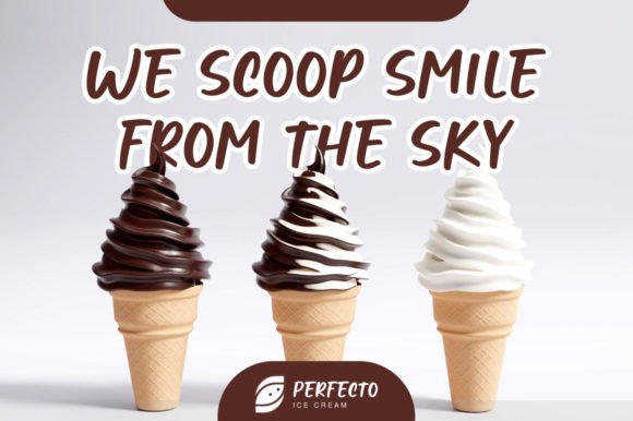 Milky Vanilla Font Poster 3