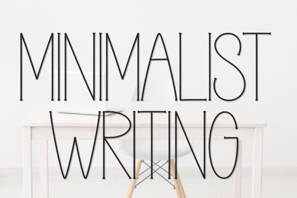 Minimalist Writing Font