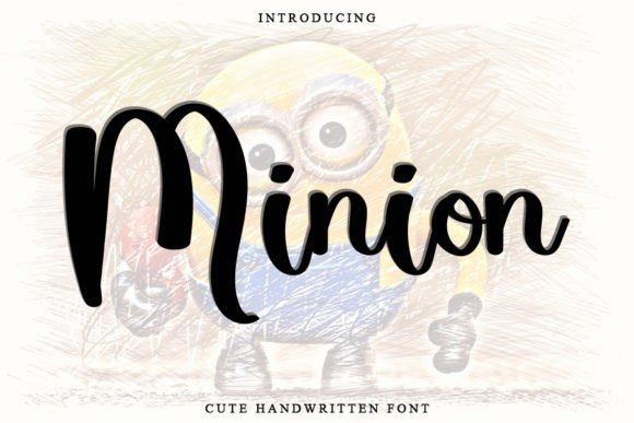 Minion Font Poster 1