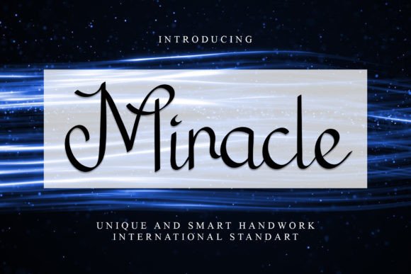 Miracle Font Poster 1