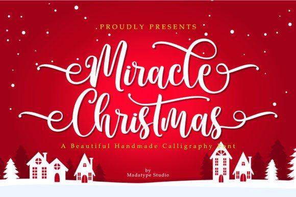 Miracle Christmas Font Poster 1