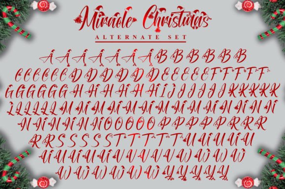 Miracle Christmas Font Poster 10