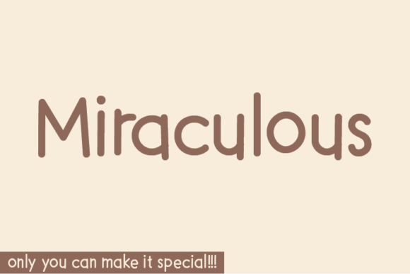 Miraculous Font