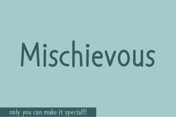 Mischievous Font