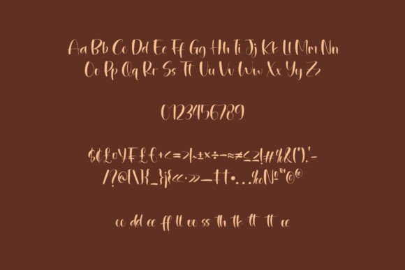 Mister Gorgeous Font Poster 6